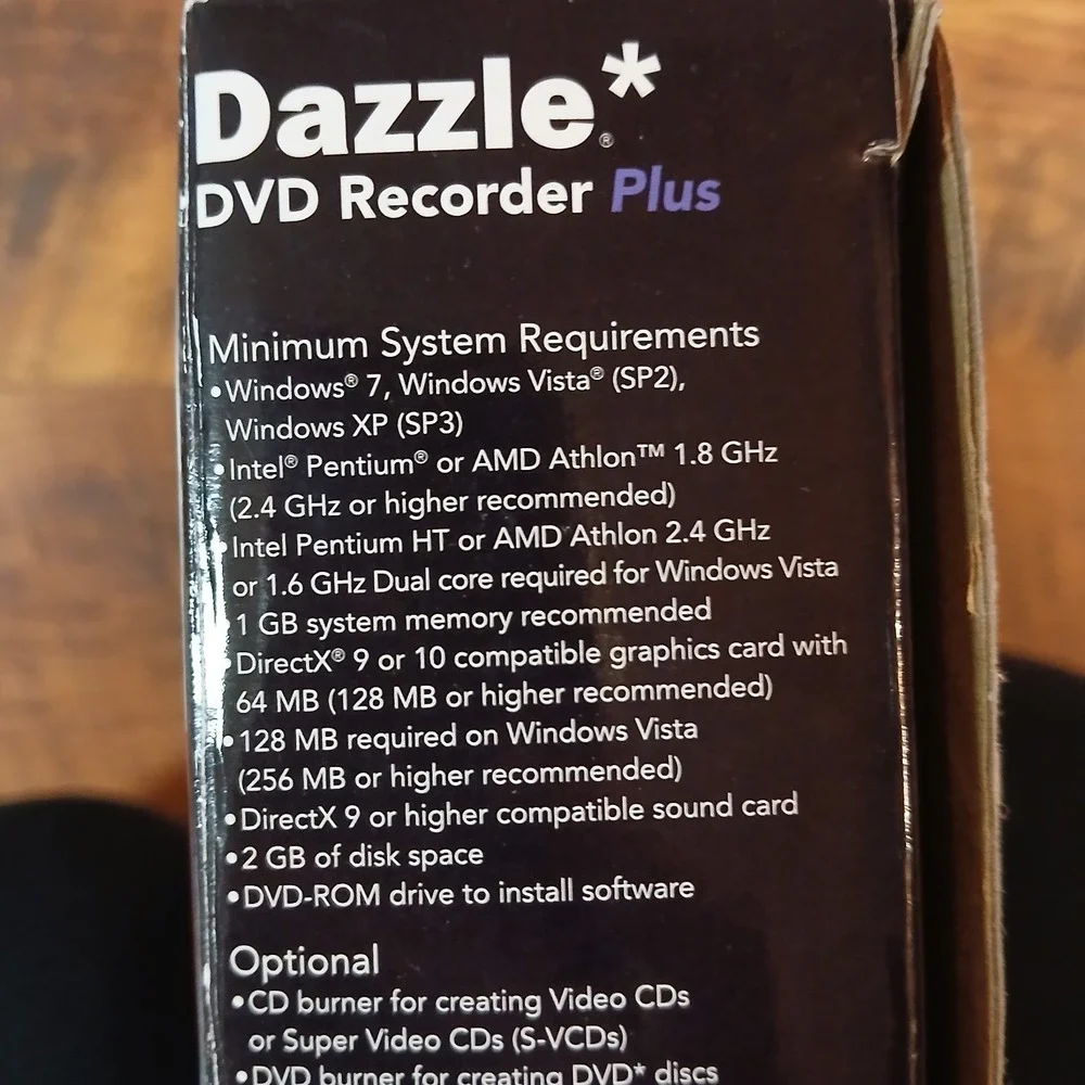Pinnacle Dazzle DVD Recorder HD Capture Video From Devices Mobile Web‎ PC